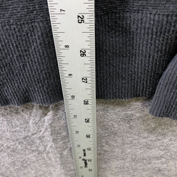 Banana Republic UV Resistant Sweater Hoodie Womens L Gray Rib Stitch Textured - Picture 9 of 9
